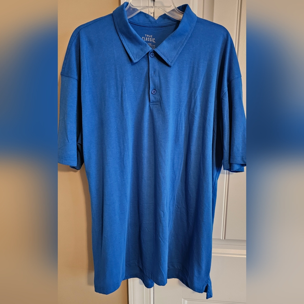 New - No Tags - True Classic Polo - T Shirt Type Material